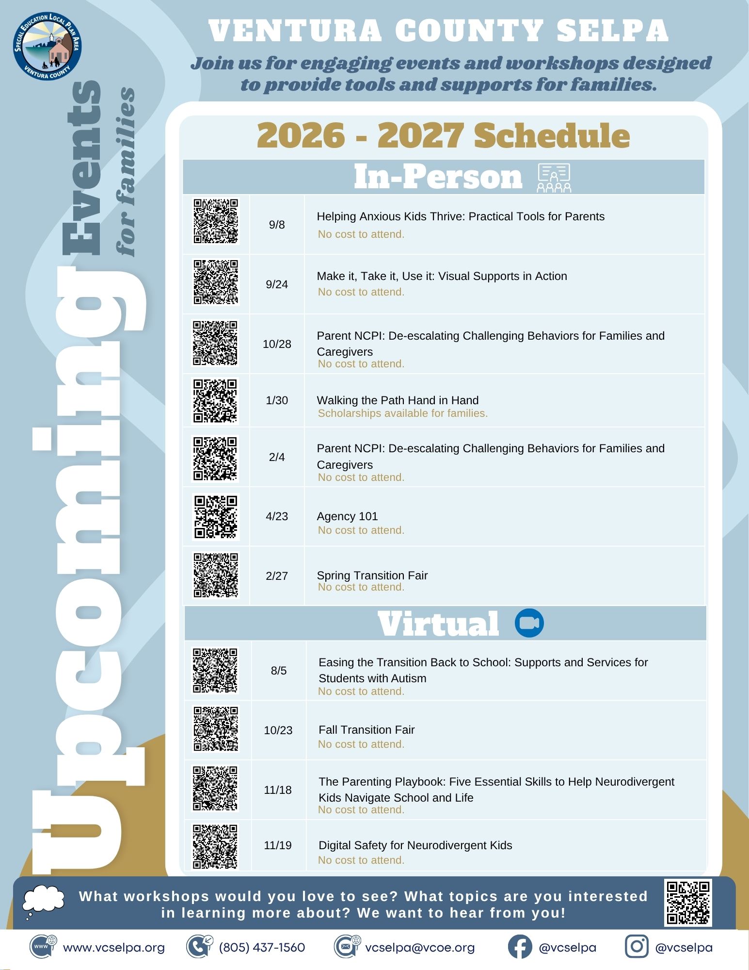 26-27 Schedule of events